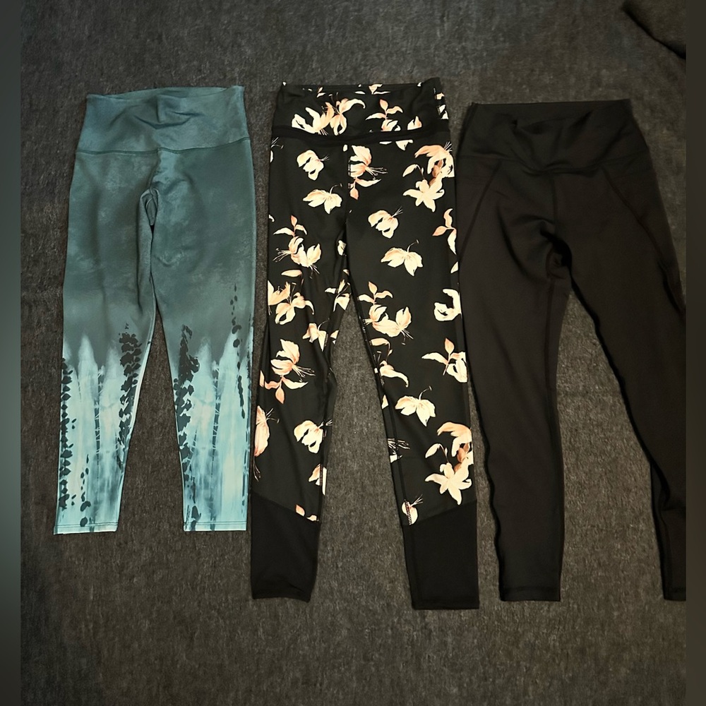Women's Trio of Active Leggings Vie Active, Threads 4 Thought, and